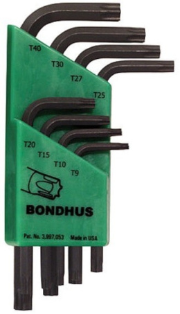 BONDHUS zestaw kluczy imbusów TX 8szt. (T9-T40)