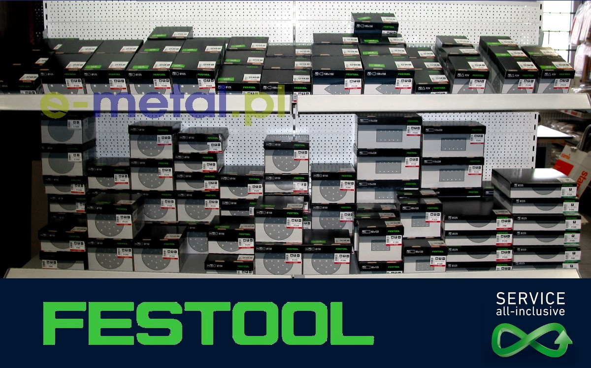 Festool arkusze ścierne STF 80x133 P100 GR100 Festool arkusze ścierne STF 80x133 P100 GR100