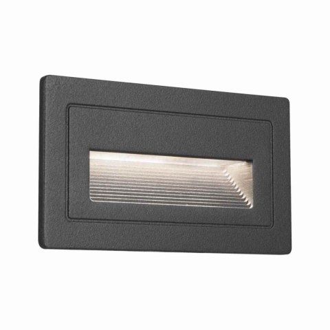 Oprawa elewacyjna LONG 4W 3000K IP44 230V szary / aluminium