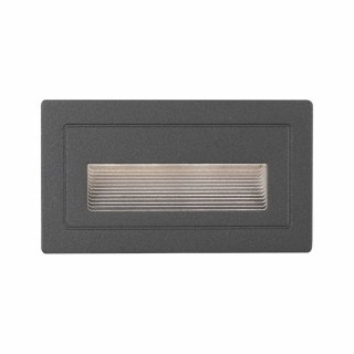 Oprawa elewacyjna LONG 4W 3000K IP44 230V szary / aluminium