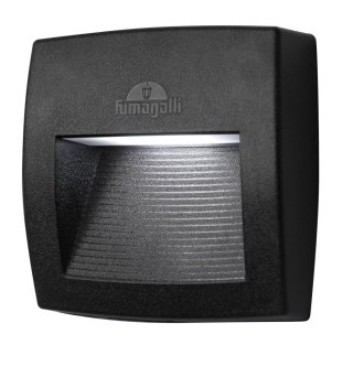 Oprawa elewacyjna LORENZA 150 CLEAR Fumagalli R7S LED CCT 3,5W 150 mm 2700K/4000K/6500K SET IP55 230V czarny / tworzywo sztuczne