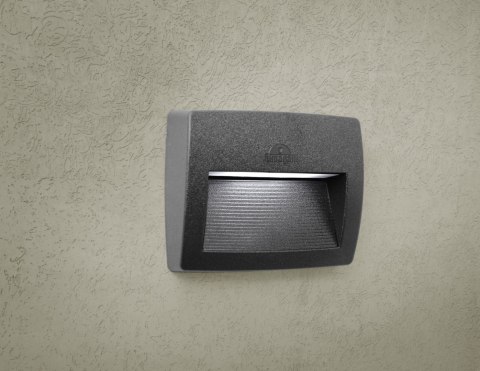 Oprawa elewacyjna LORENZA 190 CLEAR Fumagalli R7S LED CCT 7,5W 190 mm 2700K/4000K/6500K SET IP55 230V czarny / tworzywo sztuczne