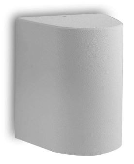 Oprawa elewacyjna MARTA 160-1L FROSTED Fumagalli E27 192 mm IP55 230V biały / tworzywo sztuczne