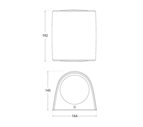 Oprawa elewacyjna MARTA 160-1L FROSTED Fumagalli E27 192 mm IP55 230V biały / tworzywo sztuczne