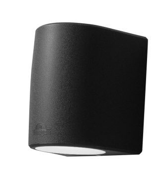 Oprawa elewacyjna MARTA 160-1L FROSTED Fumagalli GX53 LED CCT 10W 192 mm 3000K/4000K/6500K SET IP55 230V czarny / tworzywo sztuc