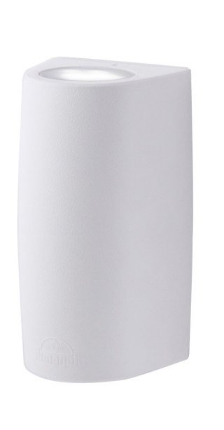 Oprawa elewacyjna MARTA 90-2L FROSTED Fumagalli GU10 LED CCT 9,6W 170 mm 2700K/4000K SET IP55 góra/dół 230V biały / tworzywo szt