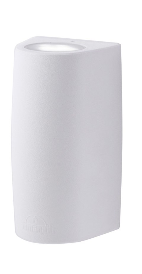 Oprawa elewacyjna MARTA 90-2L FROSTED Fumagalli GU10 LED CCT 9,6W 170 mm 2700K/4000K SET IP55 góra/dół 230V biały / tworzywo szt