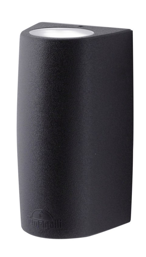 Oprawa elewacyjna MARTA 90-2L FROSTED Fumagalli GU10 LED CCT 9,6W 170 mm 2700K/4000K SET IP55 góra/dół 230V czarny / tworzywo sz