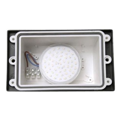 Oprawa elewacyjna podtynkowa LETI 200 HS OPAL Fumagalli GX53 LED CCT 3W 3000K/4000K/6500K SET wys.113 mm, szer.188 mm IP66 230V