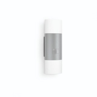 Oprawa elewacyjna z czujnikiem ruchu i zmierzchu L910 S PIR 9,8W LED 797lm 3000K IP44 IK03 230V srebrna/ aluminium