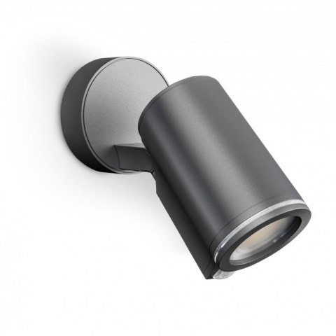 Oprawa elewacyjna z czujnikiem ruchu i zmierzchu SPOT ONE SC PIR Bluetooth Mesh 7,9W 512lm 3000K IP44 IK03 230V antracyt / alum