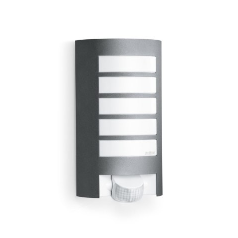 Oprawa elewacyjna z czujnikiem ruchu i zmierzchu STEINEL L12 S PIR max.60W E27 IP44 230V antracyt / aluminium