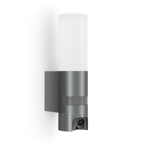 Oprawa elewacyjna z kamerą i czujnikiem Steinel L 625 CAM SC LED PIR 14W LED 3000K 925lm IP44 IK03 230V antracytowy / aluminium