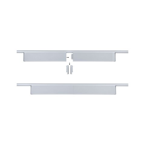Oprawa na szynoprzewód URail CERIS LED 3-STEP DIM 9,5W 800lm IP20 3000K 230V chrom matowy / aluminium