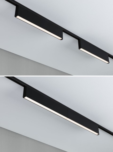 Oprawa na szynoprzewód URail CERIS LED 3-STEP DIM 9,5W 800lm IP20 3000K 230V czarny matowy / aluminium