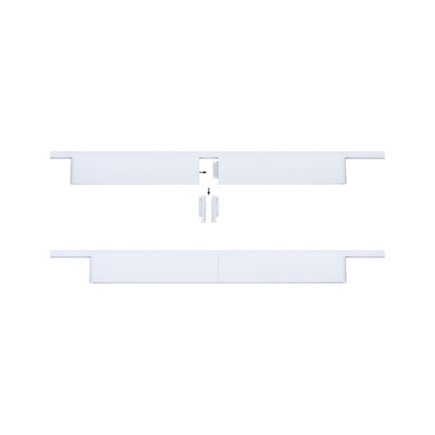 Oprawa na szynoprzewód URail CERIS LED 3-STEP DIM 9,5W 850lm IP20 4000K 230V biały RAL 9003 / aluminium