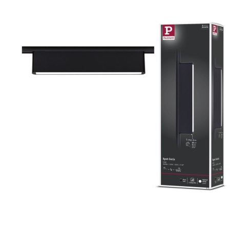 Oprawa na szynoprzewód URail CERIS LED 3-STEP DIM 9,5W 850lm IP20 4000K 230V czarny matowy / aluminium