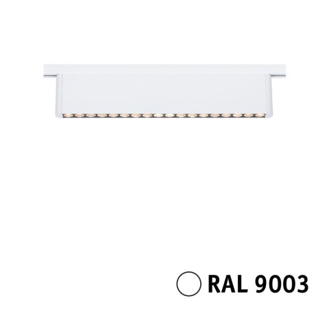 Oprawa na szynoprzewód URail ZELOS LED 3-STEP DIM 10W 1050lm IP20 3000K 230V biały RAL 9003 / aluminium