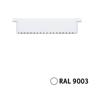 Oprawa na szynoprzewód URail ZELOS LED 3-STEP DIM 10W 1100lm IP20 4000K 230V biały RAL 9003 / aluminium