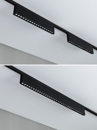 Oprawa na szynoprzewód URail ZELOS LED 3-STEP DIM 10W 1100lm IP20 4000K 230V czarny matowy / aluminium