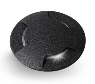 Oprawa najazdowa CECI 120 3L BLACK FROSTED Fumagalli GX53 LED CCT 3W średnica 120 mm 3000K/4000K/6500K IP67 230V czarny / tworzy