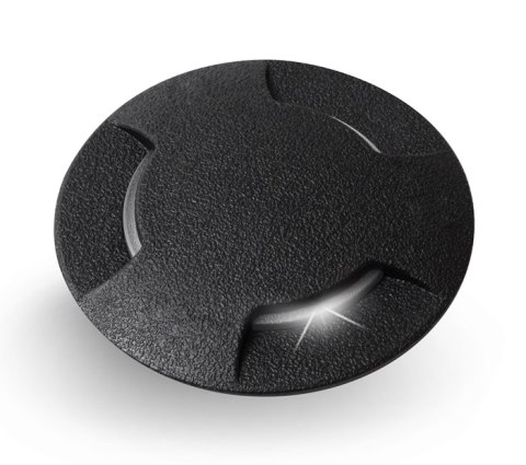 Oprawa najazdowa CECI 120 3L BLACK FROSTED Fumagalli GX53 LED CCT 3W średnica 120 mm 3000K/4000K/6500K IP67 230V czarny / tworzy