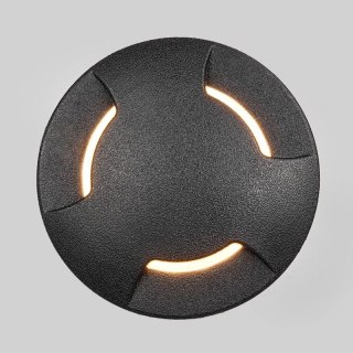 Oprawa najazdowa CECI 120 3L BLACK FROSTED Fumagalli GX53 LED CCT 3W średnica 120 mm 3000K/4000K/6500K IP67 230V czarny / tworzy