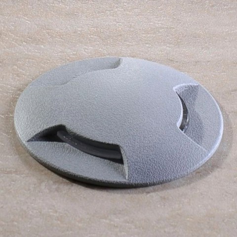 Oprawa najazdowa CECI 120 3L GREY FROSTED Fumagalli GX53 LED CCT 3W średnica 120 mm 3000K/4000K/6500K IP67 szary / tworzywo sztu