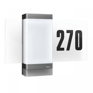 Oprawa numeryczna elewacyjna z czujnikiem STEINEL L 270 DIGI SC Bluetooth Mesh 7,8W 3000K 637lm LED IP44 IK03 230V antracyt / a