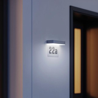 Oprawa numeryczna solarna z czujnikiem zmierzchu STEINEL Xsolar SOL-O HN 0,07,W 3000K IP44 IK03 antracyt / aluminium