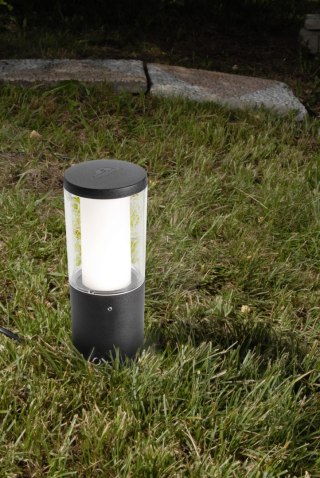 Oprawa ogrodowa CARLO SPIKE CLEAR Fumagalli GU10 LED CCT 4,8W 250 mm 2700K/4000K/6500K SET IP55 230V czarny / tworzywo sztuczne
