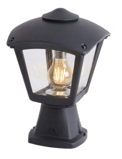 Oprawa ogrodowa DISMA/ROBY CLEAR E27 wys.290 mm, szer.200 mm IP55 czarna