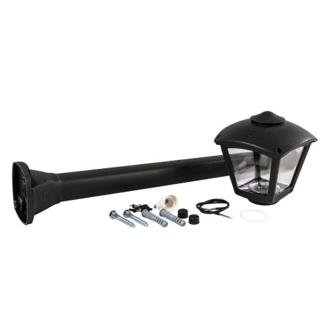 Oprawa ogrodowa GIAFFA/ROBY CLEAR Fumagalli E27 wys.945 mm, szer.200 mm IP55 230V czarny / tworzywo sztuczne