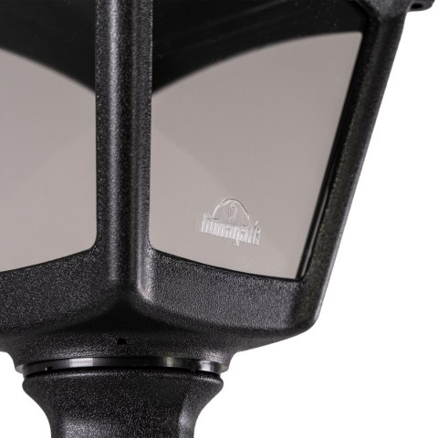 Oprawa ogrodowa GIAFFA/ROBY CLEAR Fumagalli E27 wys.945 mm, szer.200 mm IP55 230V czarny / tworzywo sztuczne