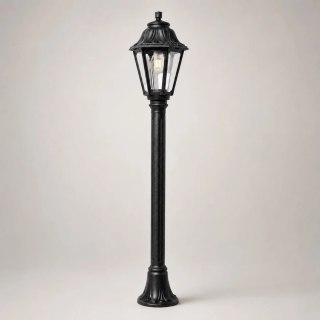 Oprawa ogrodowa MIZAR/ANNA CLEAR Fumagalli E27 wys.1100 mm, szer.220 mm IP55 230V czarny / tworzywo sztuczne