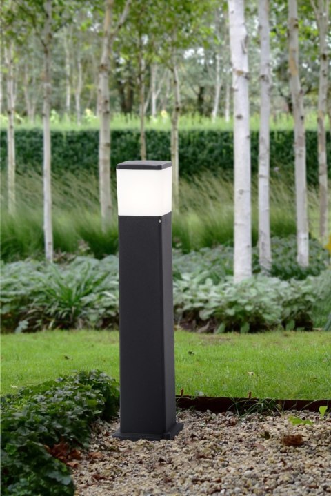 Oprawa ogrodowa VIRGILIO OPAL Fumagalli E27 A60 LED CCT 11W 3000K/4000K/6500K SET 800 mm IP55 230V czarny / tworzywo sztuczne