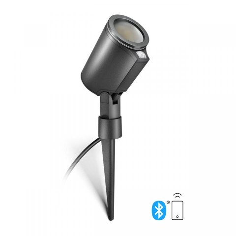 Oprawa ogrodowa wbijana SPOT GARDEN SC LED czujniki ruchu i zmierzchu Bluetooth Mesh 7,9W 512lm 3000K IP44 IK03 230V antracyt /