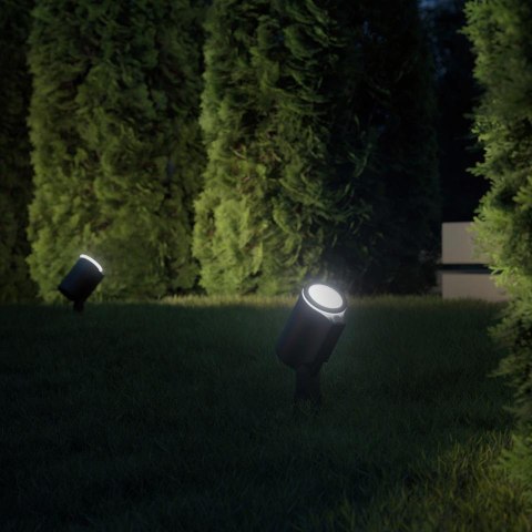 Oprawa ogrodowa wbijana SPOT GARDEN SC LED czujniki ruchu i zmierzchu Bluetooth Mesh 7,9W 512lm 3000K IP44 IK03 230V antracyt /
