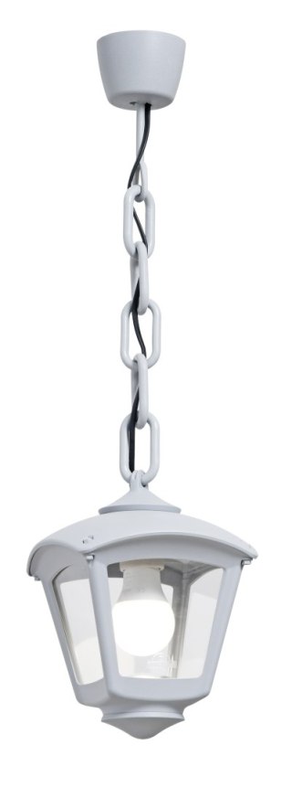 Oprawa ogrodowa wisząca SICAR/ROBY CLEAR Fumagalli E27 wys.700 mm, szer.200 mm IP55 230V biały / tworzywo sztuczne