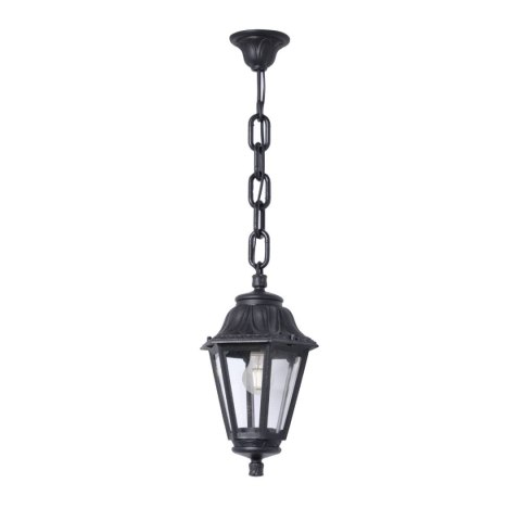 Oprawa ogrodowa wisząca Sichem/Anna CLEAR Fumagalli E27 wys.800 mm, szer.220 mm IP55 230V czarny / tworzywo sztuczne