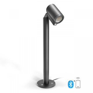 Oprawa ogrodowa z czujnikiem ruchu i zmierzchu SPOT WAY SC PIR Bluetooth Mesh 7,9W 512lm 3000K IP44 IK03 230V antracyt / alumin