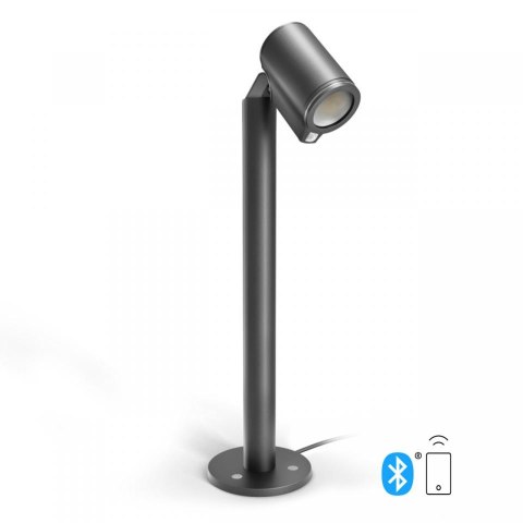 Oprawa ogrodowa z czujnikiem ruchu i zmierzchu SPOT WAY SC PIR Bluetooth Mesh 7,9W 512lm 3000K IP44 IK03 230V antracyt / alumin