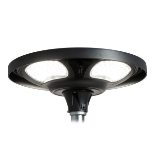 Oprawa parkowa solarna MOONLIGHT SOLAR LED 25W czujnik ruchu i zmierzchu pilot 4000K IP65 antracyt / aluminium