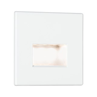 Oprawa przyschodowa EDGE LED kwadrat 1x1,2W 50lm 2700K 230V biały matowy / tworzywo sztuczne