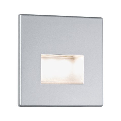 Oprawa przyschodowa EDGE LED kwadrat 1x1,2W 50lm 2700K 230V chrom matowy / tworzywo sztuczne