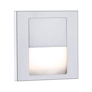 Oprawa przyschodowa TSARO LED kwadrat 1x1,W 80lm 2700K IP20 230V chrom matowy / tworzywo sztuczne