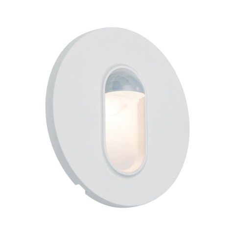 Oprawa przyschodowa WALL LED czujnik ruchu i zmierzchu okrągła 1.1W 65 lm 2700K 230V biały / tworzywo sztuczne