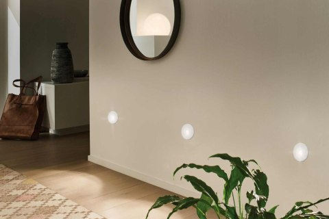 Oprawa przyschodowa WALL LED okrągła 1.1W 65 lm 2700K 230V biały / tworzywo sztuczne