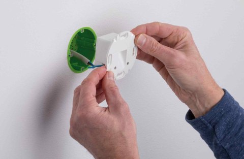 Oprawa przyschodowa WALL LED okrągła 1.1W 65 lm 2700K 230V biały / tworzywo sztuczne