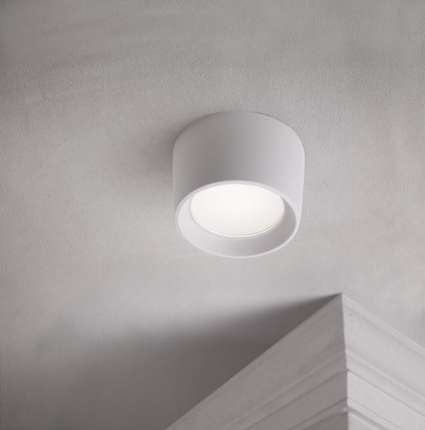 Oprawa sufitowa LIVIA 160 FROSTED Fumagalli GX53 LED CCT 10W 160 mm 3000K/4000K/6500K SET IP55 230V biały / tworzywo sztuczne